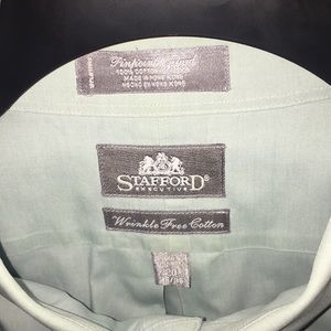 Stafford Shirts - Stafford Pinpoint Oxford Dress Shirt Stafford Shirts - Stafford Pinpoint Oxford Dress Shirt